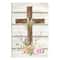 Stupell Industries Spiritual Easter Cross Spring Blossoms Wall Plaque Art